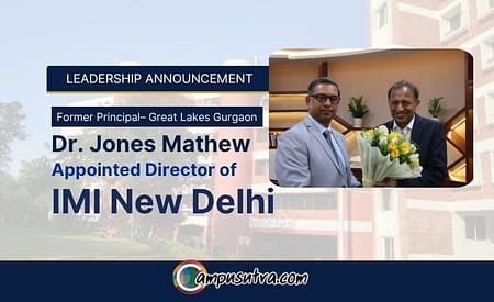 Dr. Jones Mathew Steps in as Director of IMI New Delhi Following Term at GLIM Gurgaon Dr Jones Mathew