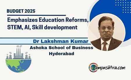 Budget 2025 : A Balanced Approach with Challenges Ahead Dr Lakshman Kumar