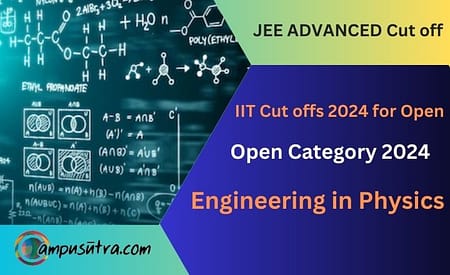 Engineering in Physics – IIT Cut offs 2024 for Open Category Engineering physics
