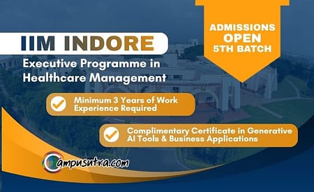 IIM Indore announces admissions to its Executive Programme in Healthcare Executive Programme in Healthcare Management