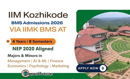 IIM Kozhikode Opens Admissions for Second Batch of its Flagship BMS Programme at Kochi Campus BMS Admission 2026