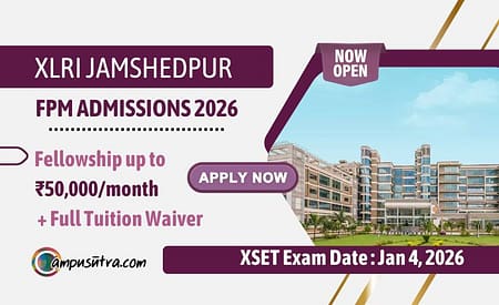 XLRI Jamshedpur FPM Admission 2026: Application Open FPM Admission 2026