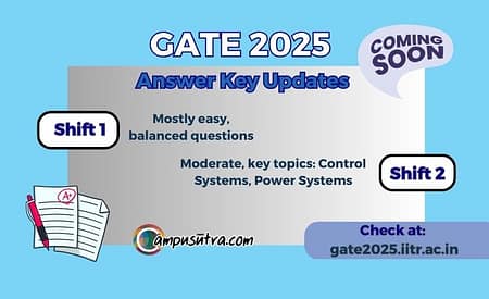 GATE 2025 Unofficial Answer Key: Official Answer key yet to Release GATE Answer key