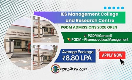 IES Mumbai Admission 2026. PGDM Applications Open IES Management College and Research Centre