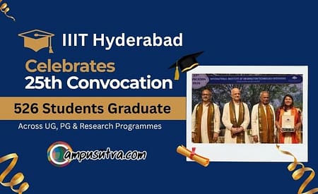 IIIT Hyderabad Celebrates 25th Convocation; 526 Students Graduate IIIT Convocation