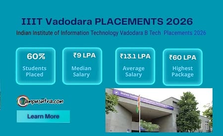 Indian Institute of Information Technology Vadodara Placements 2026 IIIT Vadodara Placements
