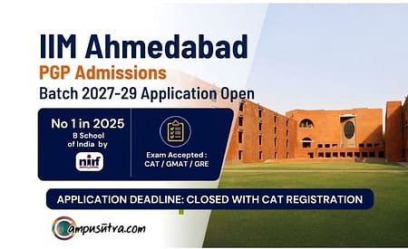 IIM Ahmedabad Opens Applications for PGP 2027–29 Batch IIM Ahmedabad Admission