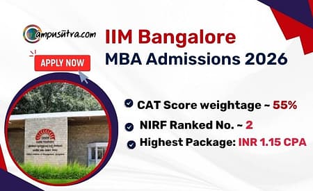 IIM Bangalore MBA Admissions 2026: Fees, seat & CAT Cut offs IIM Bangalore MBA Admissions 2026