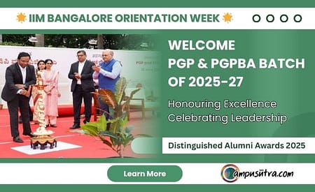 IIM Bangalore welcomes PGP & PGPBA 2025-27 IIM Bangalore