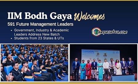IIM Bodh Gaya MBA batch sees 35% students from Engineering backgrounds IIM Bodh Gaya Welcomes