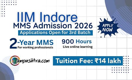 IIM Indore has invited applications MMS Admission 2026 batch IIM Indore MMS Admission