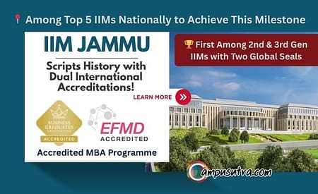 IIM Jammu gets two international accreditations in a single year IIM Jammu accreditation