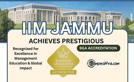 IIM Jammu awarded BGA accreditation IIM Jammu