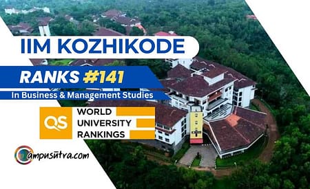 IIM Kozhikode Ranked #141 in QS World University Rankings by Subject 2025 IIM Kozhikode ranking
