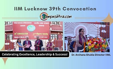 IIM Lucknow Celebrates 39th Convocation IIM Lucknow Convocation