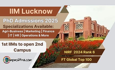 IIM Lucknow PhD Admission 2025 IIM Lucknow PhD Admission 2025