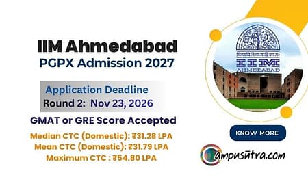 IIM Ahmedabad Opens PGPX Application for round 2 PGPX Application