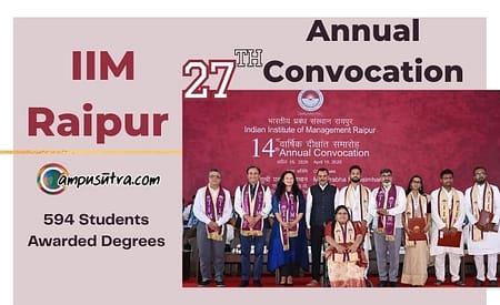 IIM Raipur Convocation: 594 Students Receive Degrees IIM Raipur Convocation 2025
