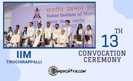 IIM Trichy Celebrates 13th Convocation IIM Trichy Convocations
