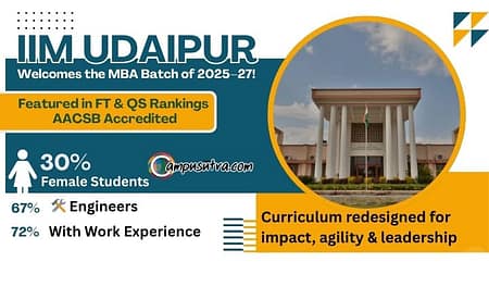 IIM Udaipur has welcomed its new batch for the 2025–27 academic year IIM Udaipur