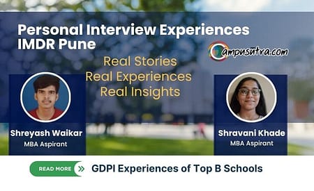 IMDR Pune Interview Experience Review