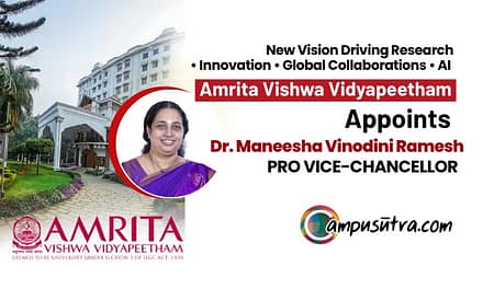 Dr. Maneesha Vinodini Ramesh Takes Charge as Pro VC of Amrita University
