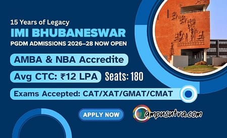 IMI Bhubaneswar Admission 2026. PGDM Application, Fees, Seat IMI Bhubaneswar