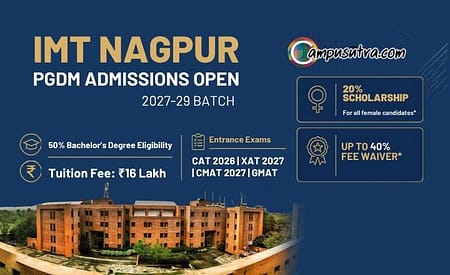 IMT Nagpur Opens Application for PGDM Admission 2027–29 Batch IMT Nagpur Admission 2027