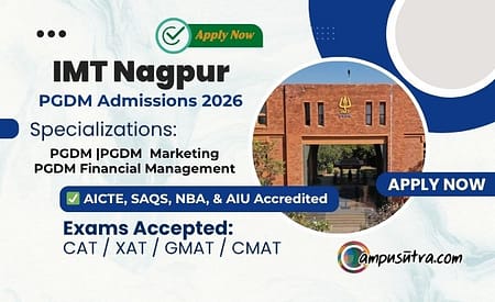 IMT Nagpur PGDM Admissions 2026. Application Open IMT Nagpur PGDM Admissions 2026