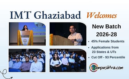 IMT Ghaziabad Welcomes the PGDM Batch of 2026 with 45% Women IMT Welcomes PGDM Batch 2026-28