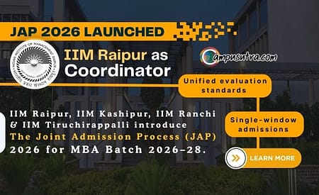 After CAP, Now JAP Launched, IIM Raipur is the Co Ordinator