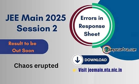 Expert SLAMS NTA for JEE Main 2025 response sheet errors JEE Main 2025 response sheet errors