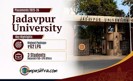 Jadavpur University Placement 2026: 100% Placed in Mechanical, 90% in Overall JU Placement 2026