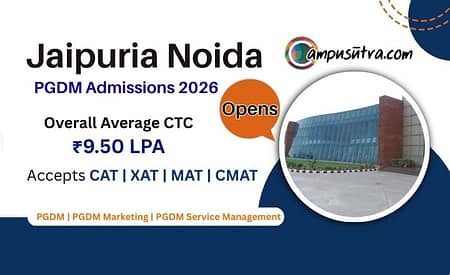 Jaipuria Institute of Management Noida PGDM Admission 2026 Jaipuria Noida