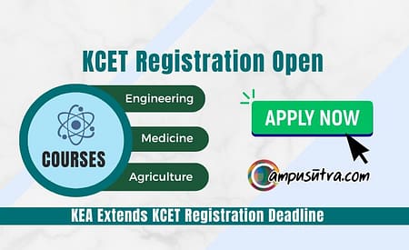 KCET 2026: KEA extends KCET registration deadline KCET 2026 Registrations