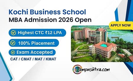 Kochi Business School MBA Admission 2026. Apply online MBA Placement 2025