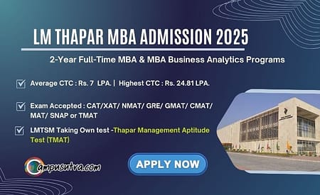 LMTSM invites applications for admission to MBA 2025-27