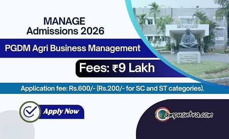 MANAGE Admission 2026