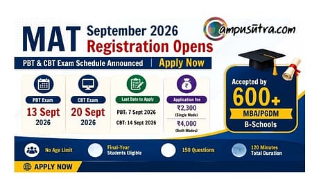 MAT September 2026 Registration Opens MAT Exam
