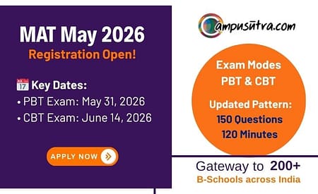 MAT May Registration Begins for MBA Admission 2026 MAT May
