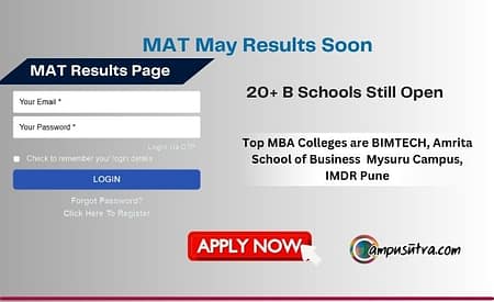 MAT May Results released by the 3rd week of June MAT May Results