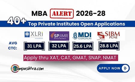 MBA ALERT: Elite B-Schools – XLRI, SPJIMR, MDI, and 40+ Top Private Institutes Open Applications for 2026-28 Batch MBA Alert 2026