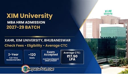 MBA HRM Admission 2027 -29 batch. Fees and average CTC MBA HRM Admission