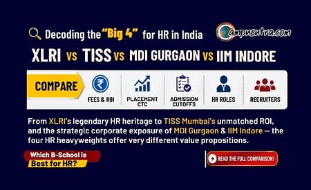 Decoding the “Big 4” for HR in India: XLRI, TISS, MDI Gurgaon & IIM Indore Compared Best MBA in HR in India
