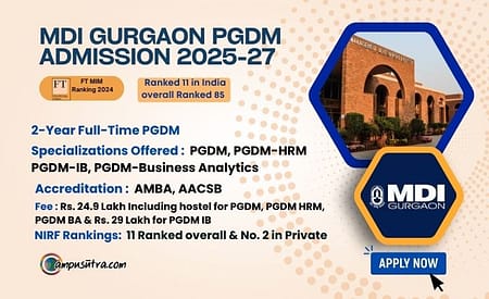 MDI Gurgaon Applications 2025 MDI Gurgaon Applications