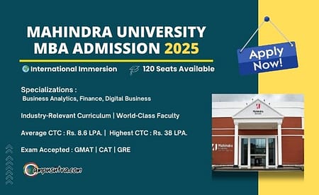Mahindra University MBA Admission 2025 Mahindra University MBA 2025