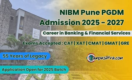 NIBM Admission 2025: PGDM Application Open NIBM Admission 2025