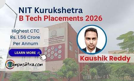 ₹1.56 Crore Package! NIT Kurukshetra Student Bags Historic Placement Offer B Tech Placements 2026