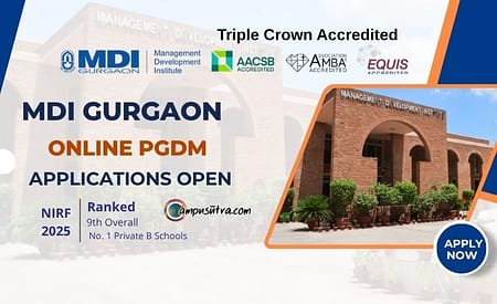 MDI Gurgaon – Online PGDM Admissions. Applications Open Online PGDM