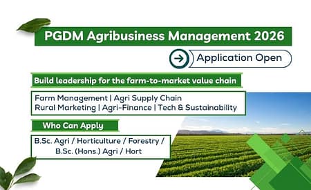 PGDM Agribusiness Management Admission. MBA Application Open PGDM Agribusiness Management